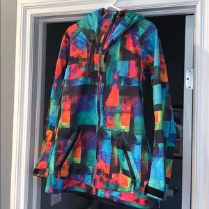 Outershell coat multicolor
